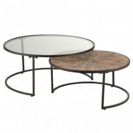 Set De 2 Tables Gigognes...