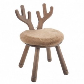 Chaise Cerf Bois Naturel