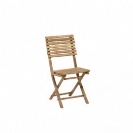 Chaise Pliable Bambou Naturel