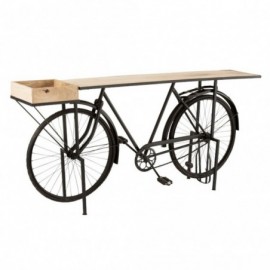 Console vélo métal et bois...