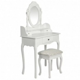 Coiffeuse avec miroir et...