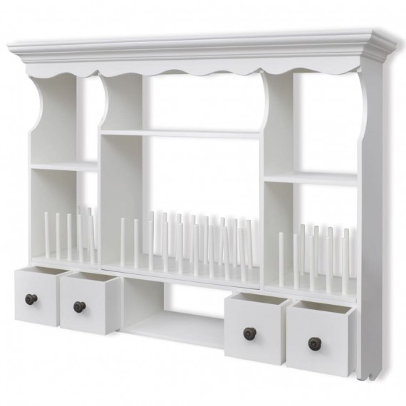 Armoire murale de cuisine Bois Blanc