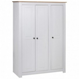 Garde-robe 3 portes Blanc...