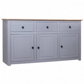 Buffet Gris 135x40x80 cm...