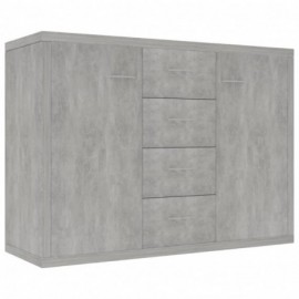 Buffet Gris béton 88x30x65...