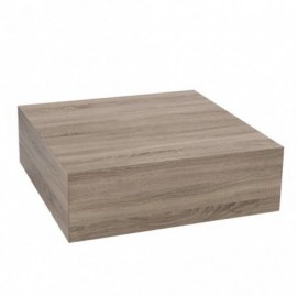 Table basse carré en bois 80cm
