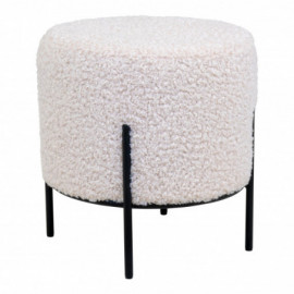 Pouf Rond Alford En Peau...