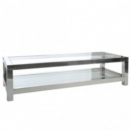 Table basse acier inox...