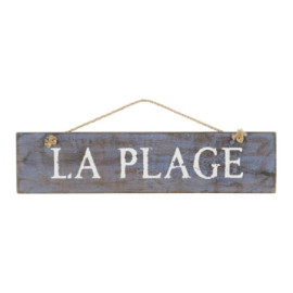 Plaque Bleue La Plage Sans...