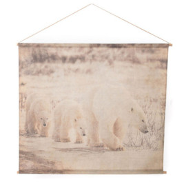 Kakemono Famille Ours 120X140