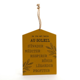 Plaque Soleil 27cm