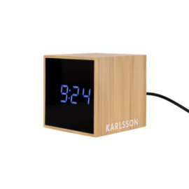 Réveil Mini Cube Bambou