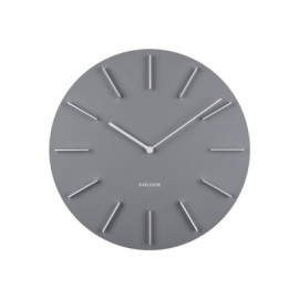 Horloge Murale Discret Gris...