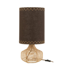 Lampe Table Ibiza Brown