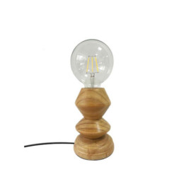 Lampe De Table Diabolo Bois...