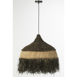 Lampe Suspendue Rond Raffia...