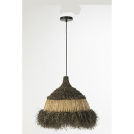 Lampe Suspendue Rond Raffia...