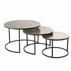 Tables gigognes rondes x3...