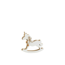 Licorne Bascule Bois Blanc