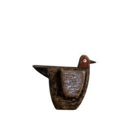 Oiseau Stylisé Tête Rouge