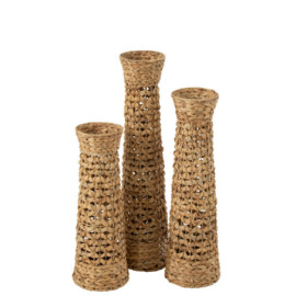 Vases Jan Jonc Naturel Set...