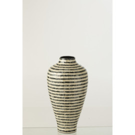 Vase Raye Coquillage/Bambou...