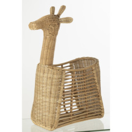 Panier Girafe Rotin Naturel