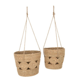 Panier Rond Suspendu Motif...