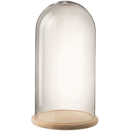 Cloche Ronde Bois/Verre...