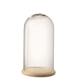 Cloche Ronde Bois/Verre...