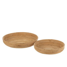 Plats Rotain Naturel Set De 2