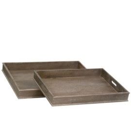 Plateau Bs Grey W 71X51X8Cm...