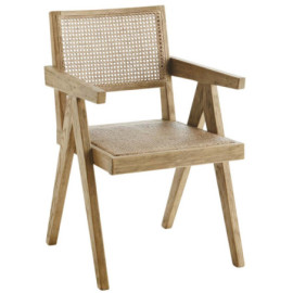 Chaise En Bois Avec Rotin