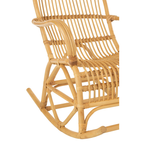 Jline Fauteuil A Bascule Winand Rotin Naturel