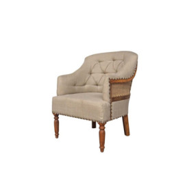 Fauteuil Beige Valbelle