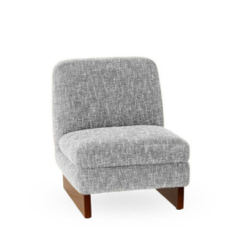 Fauteuil Oslo Gris Chiné