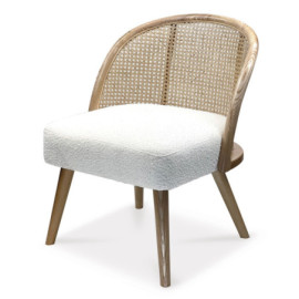 Fauteuil Sharing Bouclé L54...