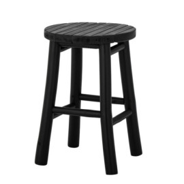 Tabouret Bilbo Bambou Noir