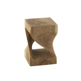 Tabouret Carre Suar Naturel