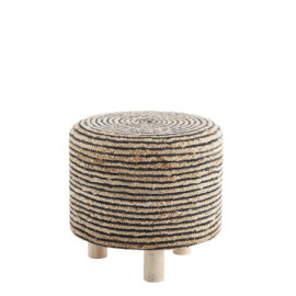 Tabouret En Jute Tressé À...