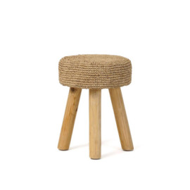 Tabouret Raphia Naturel