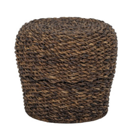 Tabouret Tasse Abaca Marron