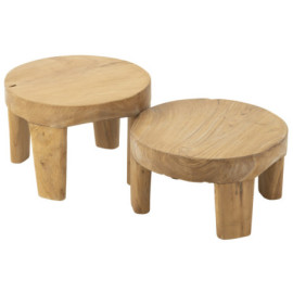 Tables Rondes Tek Naturel...