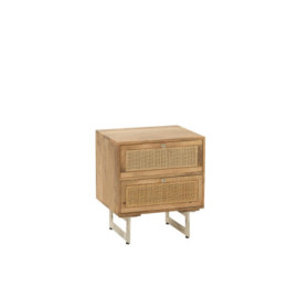 Table De Chevet Rattan Bois...