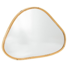 Miroir en rotin