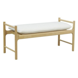 Banc en hévéa