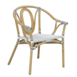 Fauteuil en rotin naturel