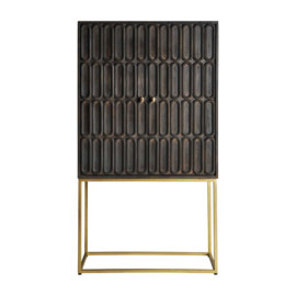 Armoire Emly Marron Doré en...