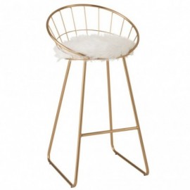 Chaise de bar ronde métal...